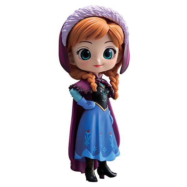 Banpresto Q Posket Disney Frozen Anna Figure 14cm (Normal Colour Version)