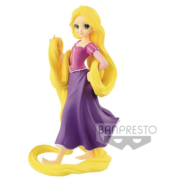 Banpresto Disney-Figur Crystalux Rapunzel mit Haar 16 cm