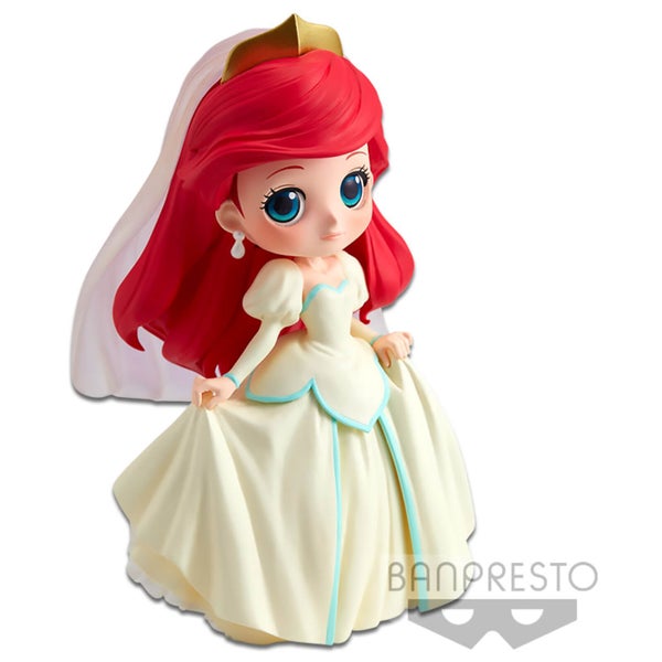 Banpresto Q Posket The Little Mermaid Ariel Dreamy Style Figure 14cm (Normal Colour Version)