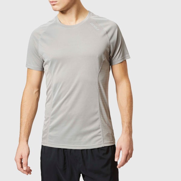 2XU Men's X Vent Short Sleeve T-Shirt - Grey
