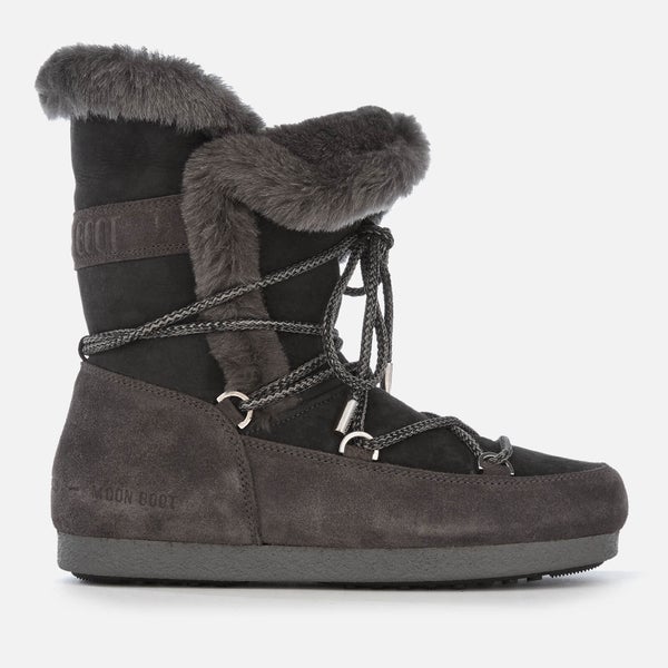 Moon Boot Women's High Shearling Boots - Anthracite