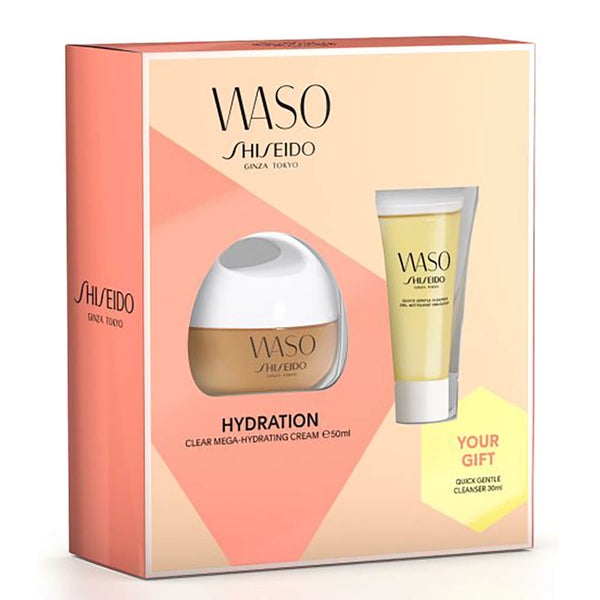 Shiseido WASO Clear Mega-Hydrating Cream Set (Worth £39)