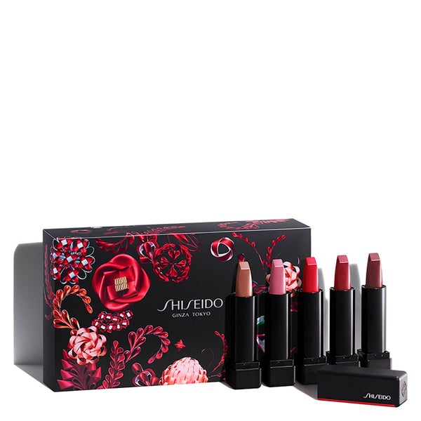 Shiseido Expressive Deluxe Mini Modern Matte Powder Lipstick Set (Worth £56)