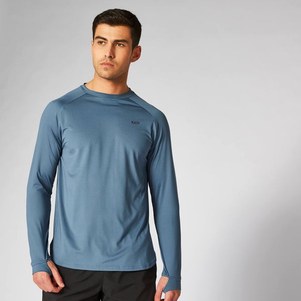 Myprotein Dry Tech Infinity Long Sleeve T-Shirt - Cadet Blue - XS