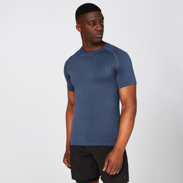Elite Seamless T-Shirt – Indigo Blau
