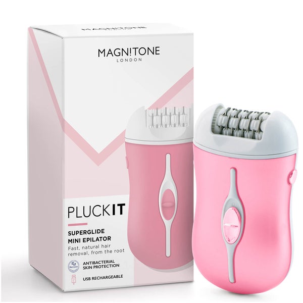 MAGNITONE London PluckIt SuperGlide Mini Epilator - Pink(매그니톤 런던 플럭잇 슈퍼글라이드 미니 에필레이터 - 핑크)