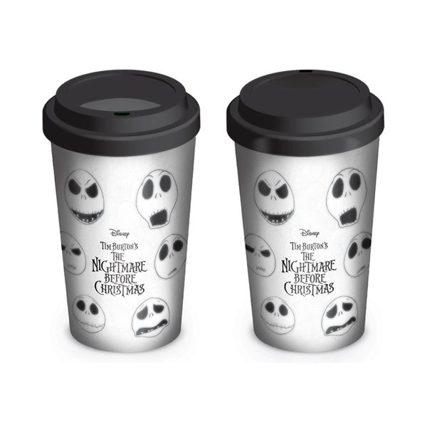 Nightmare Before Christmas (Faces of Jack) Travel Mug