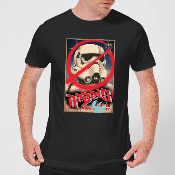 T-Shirt Homme Poster Star Wars Rebels - Noir
