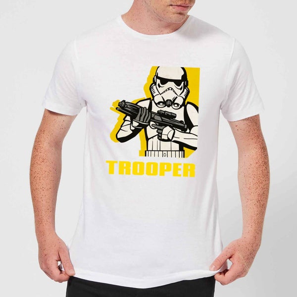 Star Wars Rebels Trooper Herren T-Shirt - Weiß