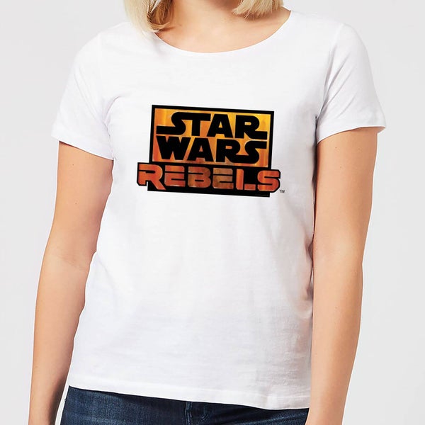 T-Shirt Femme Logo Star Wars Rebels - Blanc