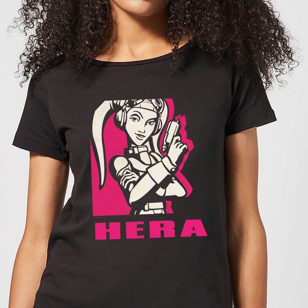 T-Shirt Femme Hera Star Wars Rebels - Noir