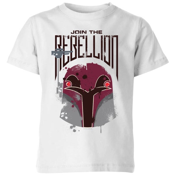 T-Shirt Enfant Rebellion Star Wars Rebels - Blanc