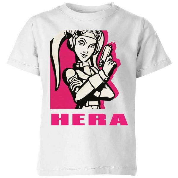 T-Shirt Enfant Hera Star Wars Rebels - Blanc