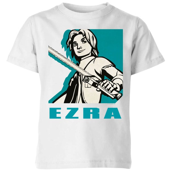Star Wars Rebels Ezra Kinder T-Shirt - Weiß - 7-8 Jahre