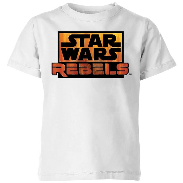 T-Shirt Enfant Logo Star Wars Rebels - Blanc