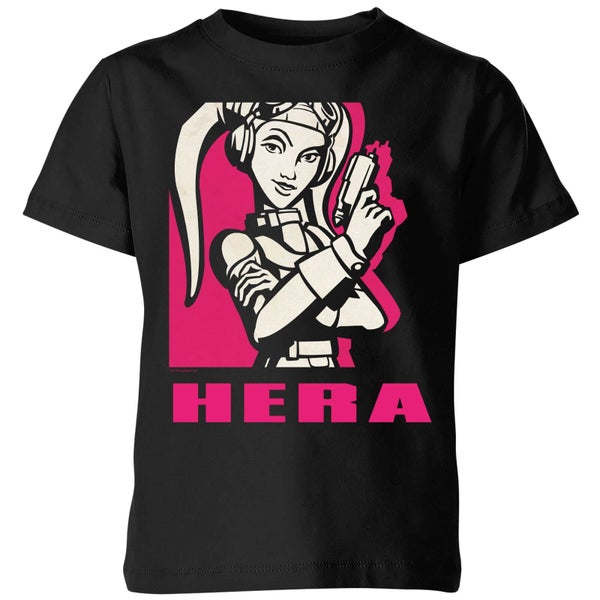 T-Shirt Enfant Hera Star Wars Rebels - Noir
