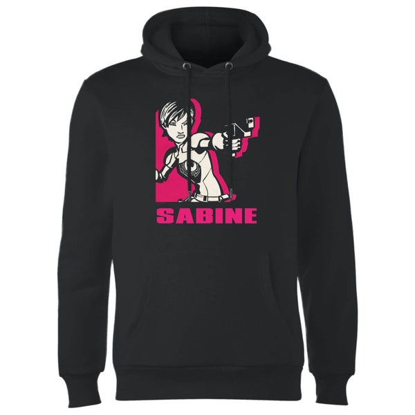 Sweat à Capuche Homme Sabine Star Wars Rebels - Noir