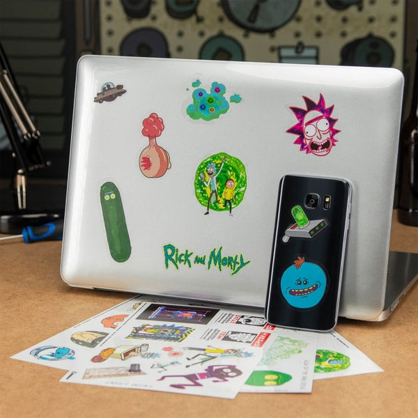 Rick and Morty gadget stickers