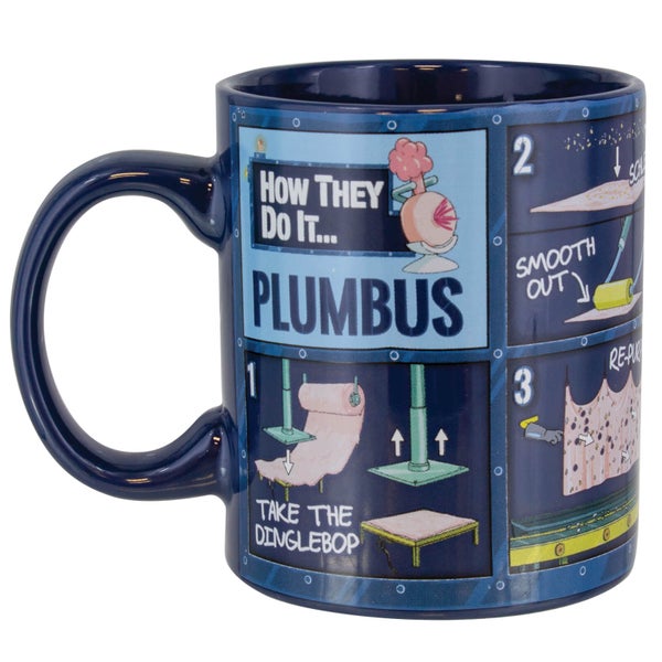 Rick and Morty Plumbus Instruction Mug