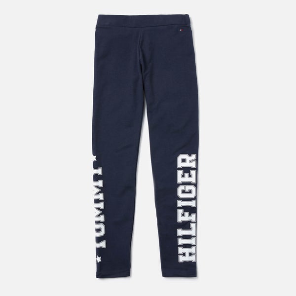Tommy Hilfiger Girls' Essential Branded Leggings - Navy