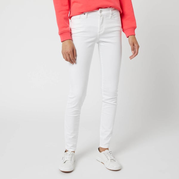 Armani Exchange Women's J01 High Rise Skinny Jeans - White