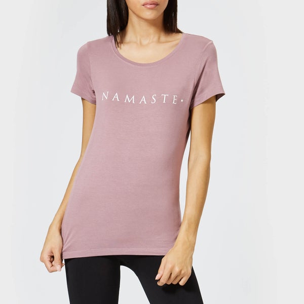 M-Life Women's Namaste Short Sleeve T-Shirt - Dusk Rose