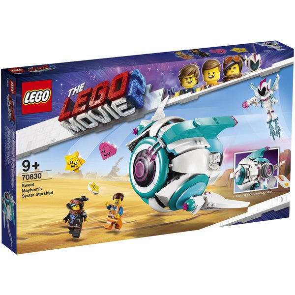LEGO® THE LEGO® MOVIE 2™: Le vaisseau spatial Systar de Sweet Mayhem ! (70830)