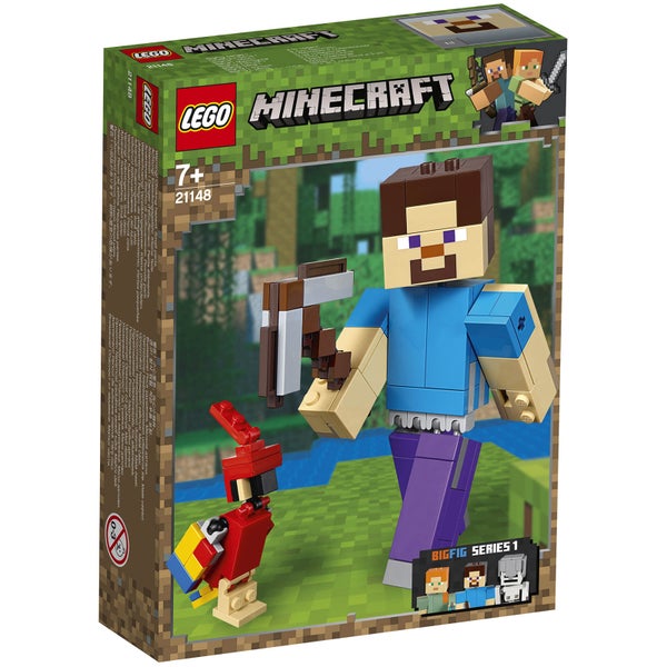LEGO Minecraft: Minecraft Steve Bigfig with Parrot (21148)
