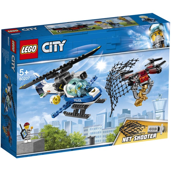 LEGO City: Sky Police Drone Chase with Helicopter Toy (60207)