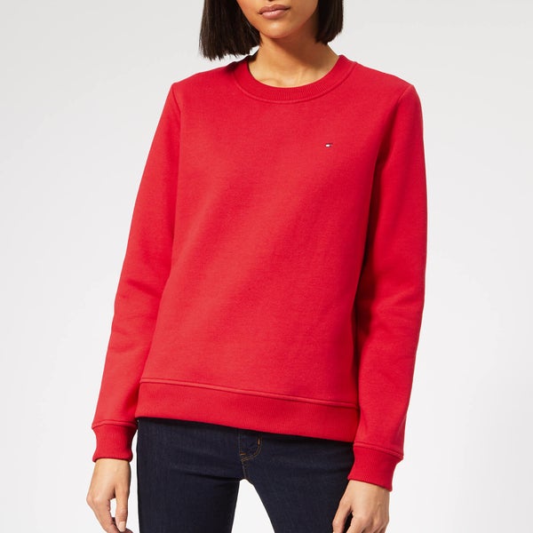 Tommy Hilfiger Women's Louisa Crew Neck Sweatshirt - Red