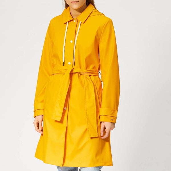 Tommy Hilfiger Women's Britt Hooded Trench Coat - Yellow