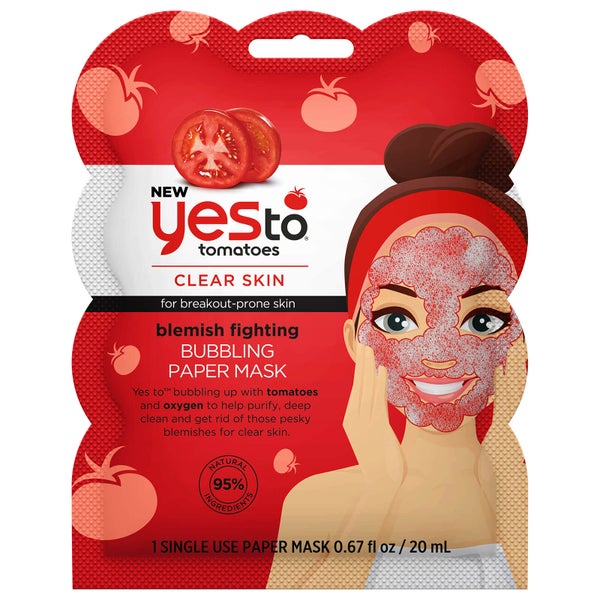 Yes To Tomatoes Blemish Fighting Bubbling Mask(예스 투 토마토 블레미시 파이팅 버블링 마스크)