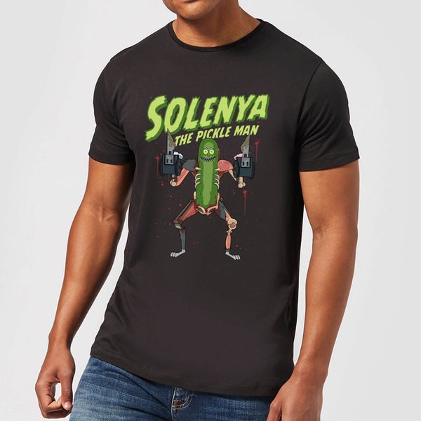 Rick and Morty Solenya Men's T-Shirt - Black