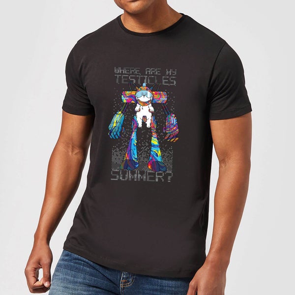 Rick and Morty Where Are My Testicles Summer Herren T-Shirt - Schwarz - XXL