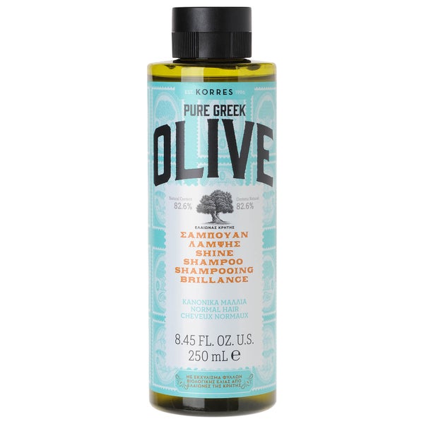 Шампунь для тусклых и нормальных волос KORRES Natural Pure Greek Olive Shine Brilliance Shampoo for Dull/Normal Hair 250 мл
