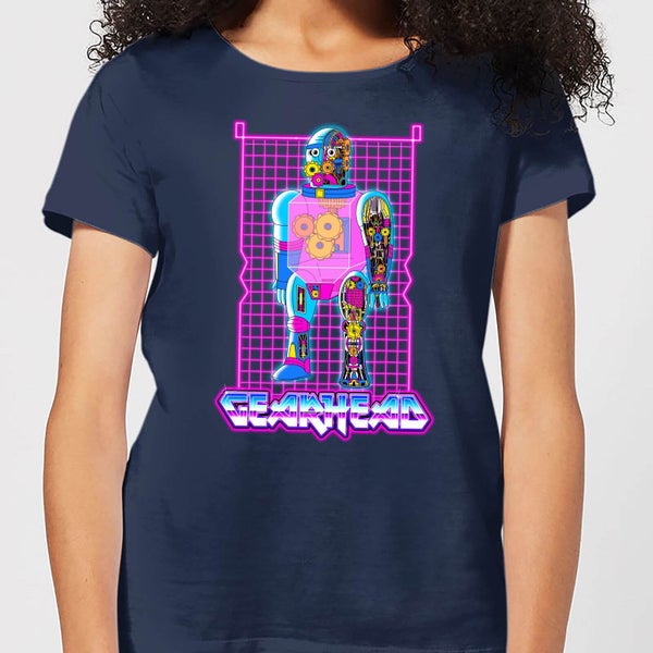 T-Shirt Femme Gearhead Rick et Morty - Bleu Marine