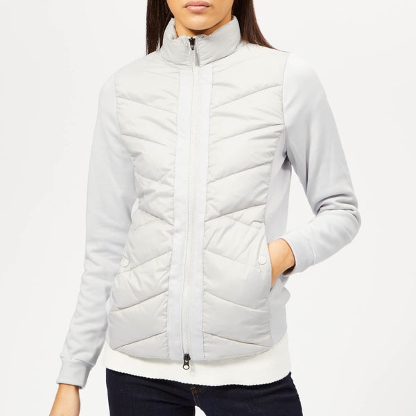 Barbour Women's Hirsel Sweat Jacket - Ice White