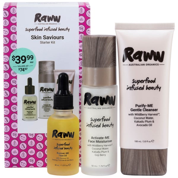 RAWW Skin Saviours - Starter Kit (Worth $74.97)