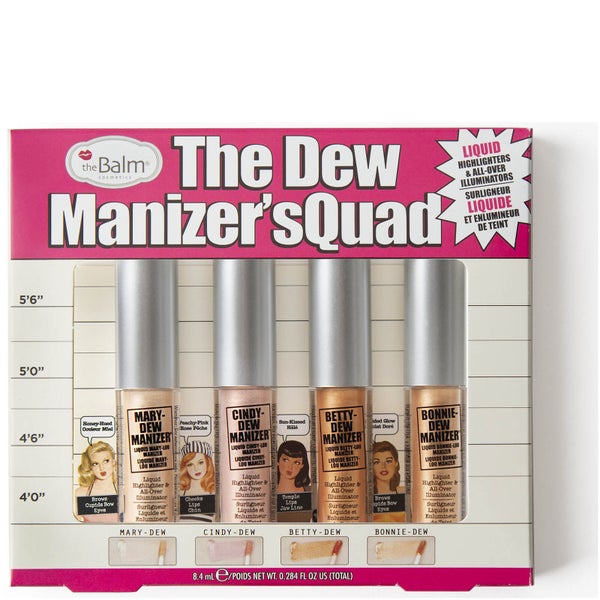 theBalm The Dew Manizers' Quad (Worth £25)