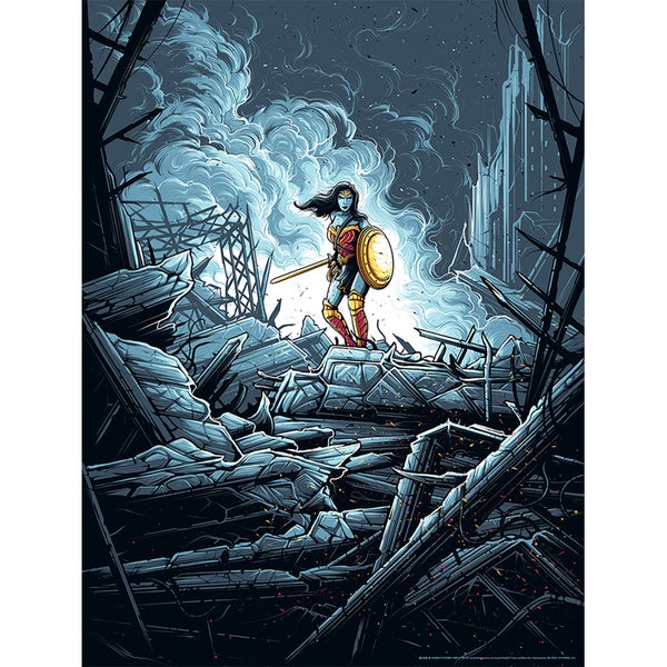 DC Comics Wonder Woman "Warrior" 46 x 61 cm Siebdruck Print (Colour Variant) von Dan Mumford