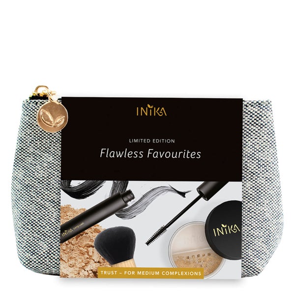 Kit de esenciales de maquillaje Flawless Favourites Trust de INIKA
