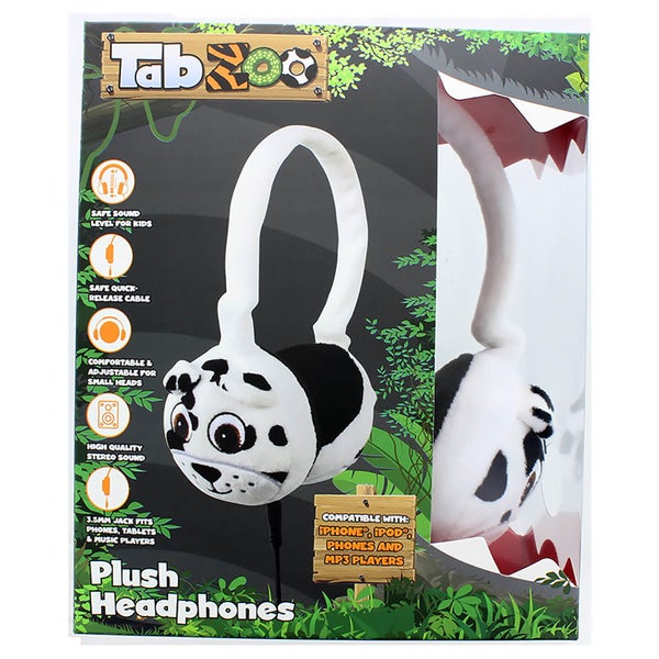 TabZoo Plush Dog Childrens Wired Headphones