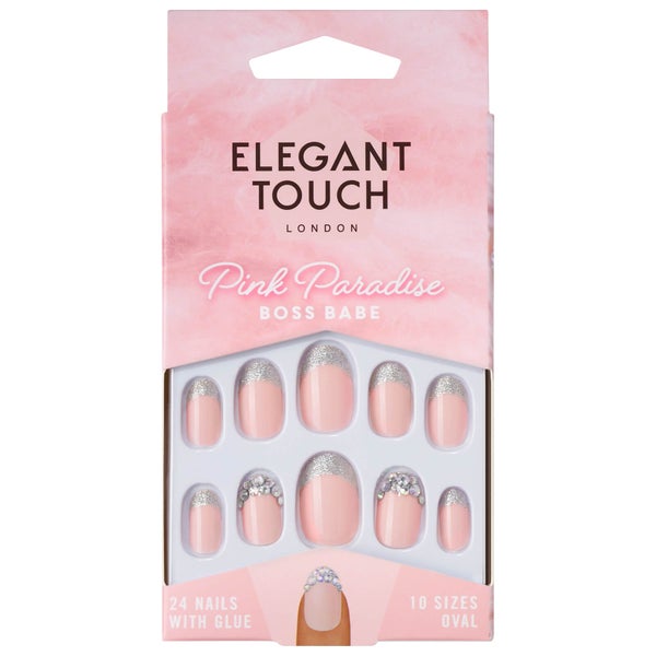 Faux Ongles Pink Paradise Elegant Touch – Boss Babe