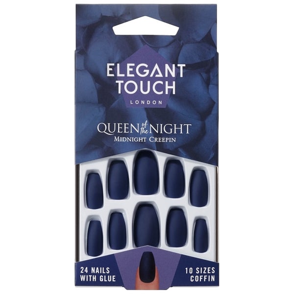 Faux Ongles Queen of the Night Elegant Touch – Midnight Creepin'