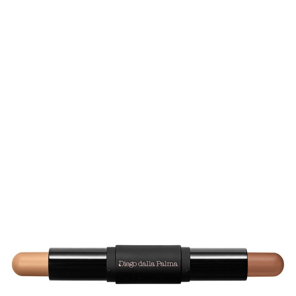 diego dalla palma Sculpt and Contour Double Face Stick -contour-puikko 2 x 3,8g, Medium-Dark