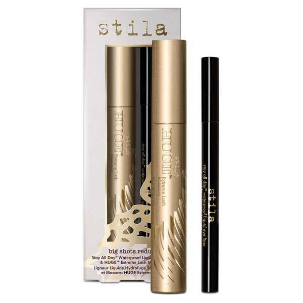 Stila Big Shots Redux Stay All Day Waterproof Liquid Eye Liner and Huge Extreme Lash Mascara (Worth $45.00)