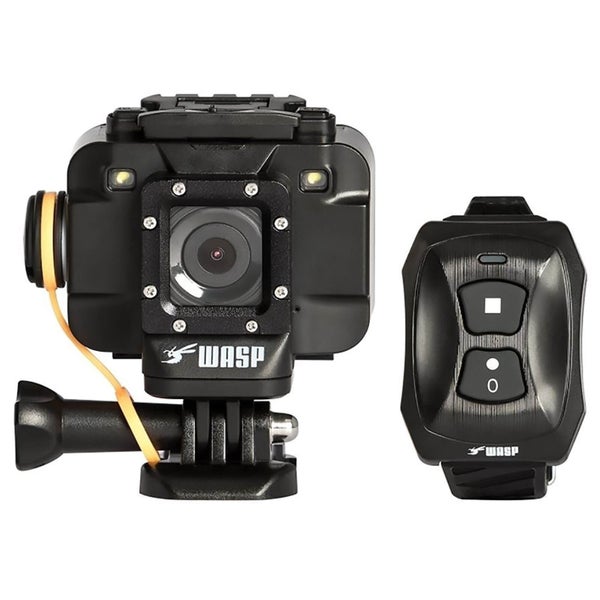 Waspcam 9905 1080p HD Wi-Fi Action Camera with Wrist Remote - Black