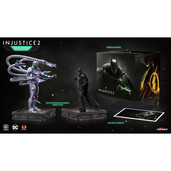 TriForce DC Comics Injustice 2: The Versus Collection – Statuettes en PVC 23-28 cm (jeu NON inclus)
