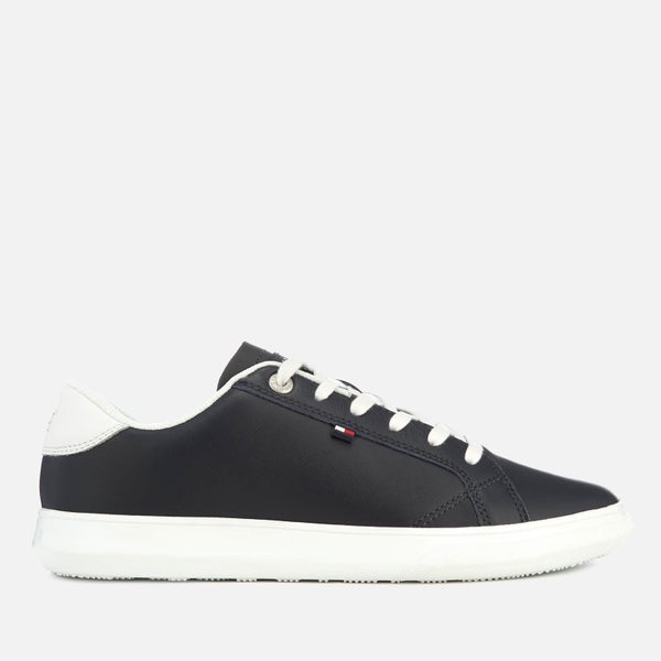 Tommy Hilfiger Men's Essential Leather Cupsole Trainers - Midnight