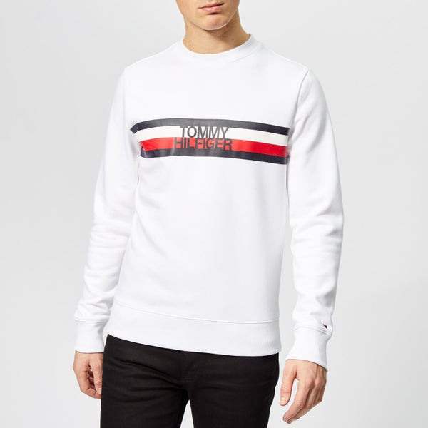 Tommy Hilfiger Men's Tommy Logo Sweatshirt - White